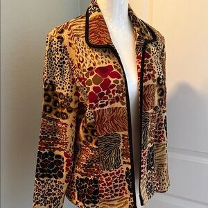 Leopard Print Women's Blazer